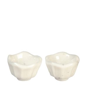 SMALL WHITE BOWLS/2PC