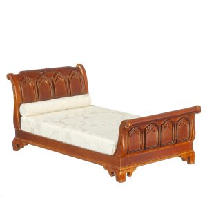 EMPIRE SLEIGH BED/WALNUT