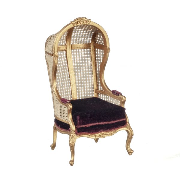 CANE BACKED PORTER CH/GL