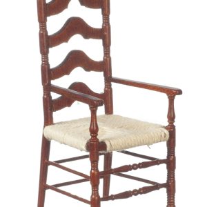 LADDERBACK ARM CHAIR/WALN