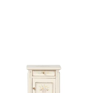 NIGHTSTAND/WHITE FLORAL