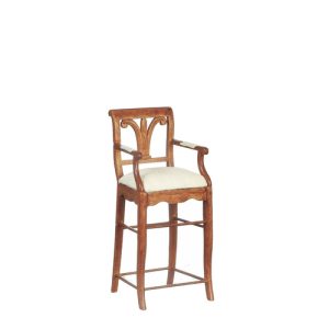 KITCHEN STOOL/WHITE