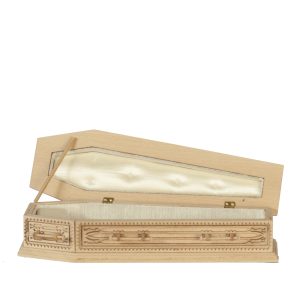 COFFIN/SOLID TOP/UNFINISH