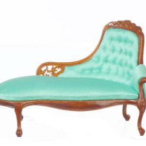LOUIS XV CHAISE/GREEN/WAL