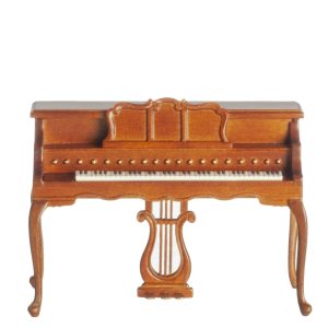 MID CENTURY PIANO/WALNUT