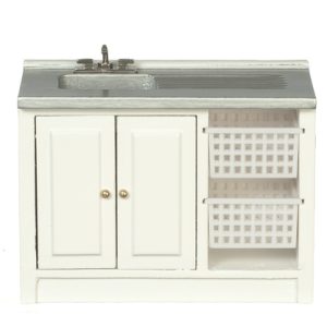 MODERN LAUNDRY SINK/WH/CB