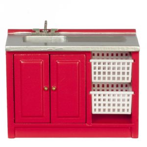 MODERN LAUNDRY SINK/RED