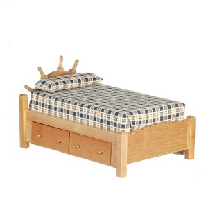 CAPTAINS BED/OAK