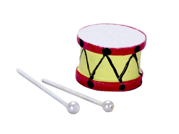 DRUM W/STICKS/SET/3
