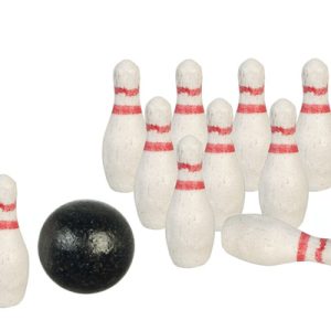 BOWLING PINS/BALL