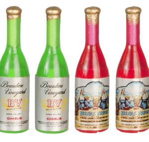 WINE BOTTLES/SET/6