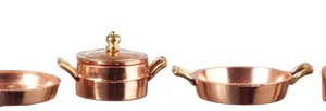 COPPER POT & PAN SET/5