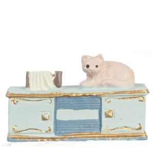 MINI BLUE CONSOLE W/CAT