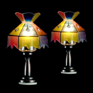 TIFFANY TABLE LAMPS/2/12V
