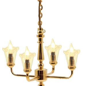 CHANDELIER/4-LIGHT TULIP