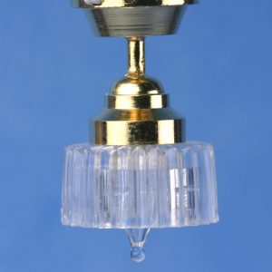 CEIL LAMP/SCALLOP SHADE