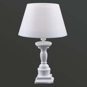 WHITE FARMHOUSE LAMP/12V