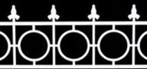 WIDOWS WALK FENCE/WHITE/2