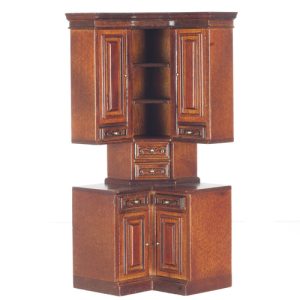 KITCHEN CABINET/WALNUT