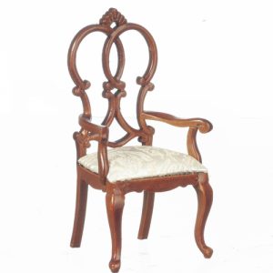 Q.A.CROIX ARMCHAIR/CRM/WA