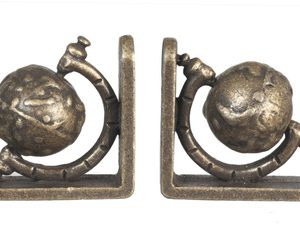 SMALL GLOBE BOOKENDS/2