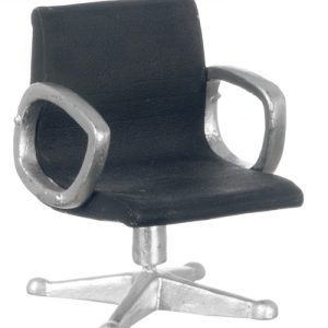 ALUMINUM CHAIR/BLACK