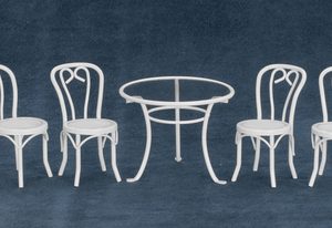 5pc PATIO TABLE & CHAIRS