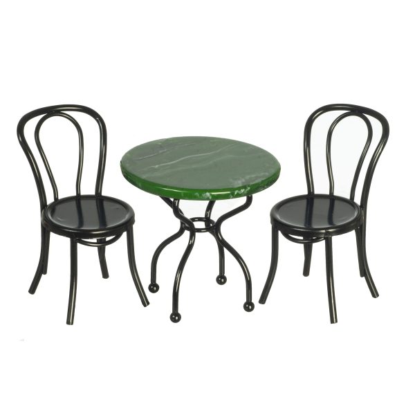 GREEN MARBLE TABLE SET/3