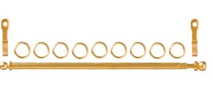 SMALL CURTAIN ROD SET