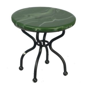 BLACK MARBLE TOP TABLE