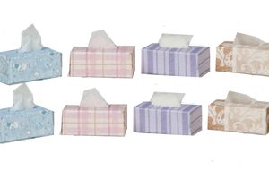 TISSUE BOXES/12/ASSORTED