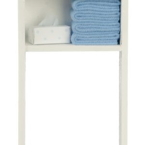 OVER TOILET BATH CAB/BLUE
