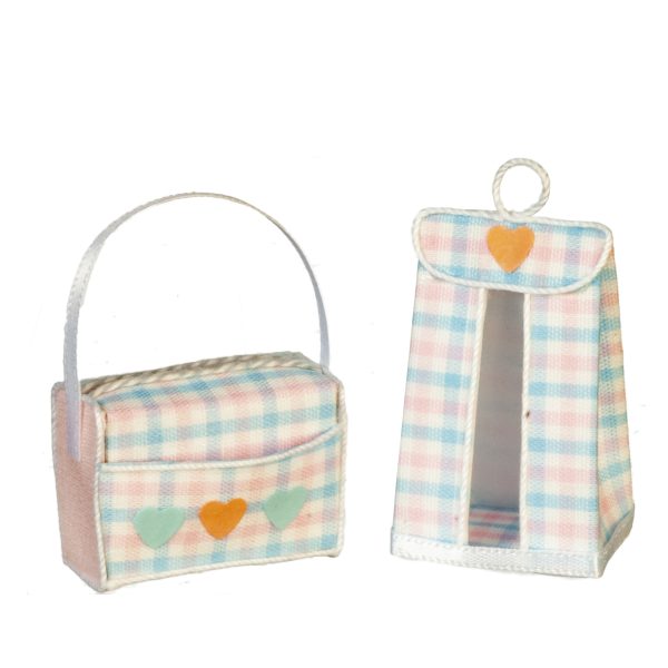 DIAPER BAG STACKER/PLAID