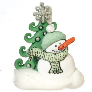 GREEN SNOWMAN