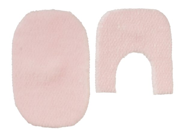 1/2` PINK BATHROOM RUGS