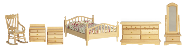 MASTER BED SET/7/OAK/CS