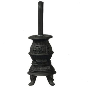 1/2in POT BELLY STOVE/BLK