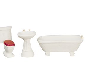 1/2in BATHROOM SET/3/WHT