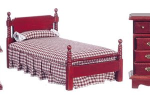 BED SET/3/MAHOGANY/CB