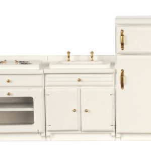 3pc WHITE APPLIANCE ST/CS