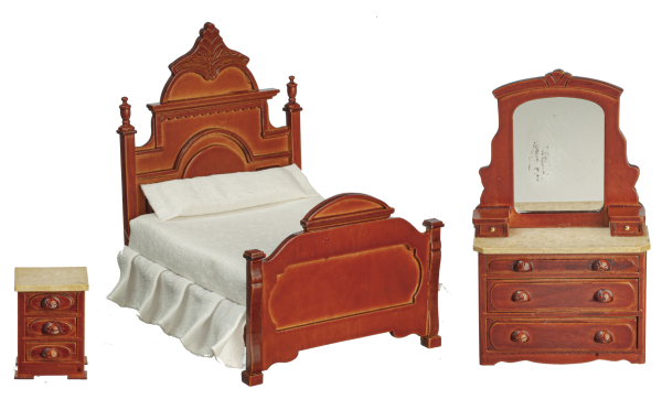RS VICT.BEDROOM SET/3/WAL