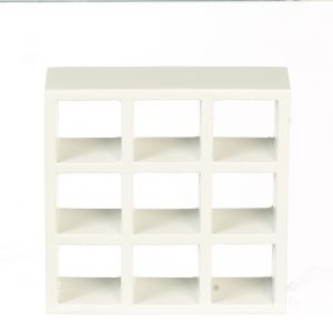 RS 9-SHELF UNIT/WHITE
