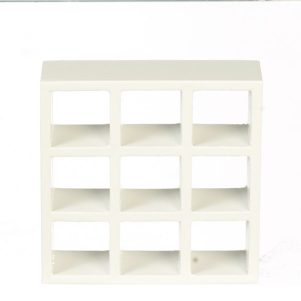 RS 9-SHELF UNIT/WHITE