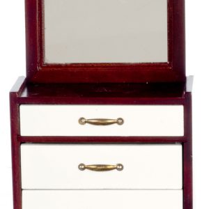 MODERN DRESSER W/MIRROR