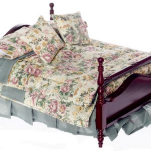 4-POSTER BED W/LINENS/CB