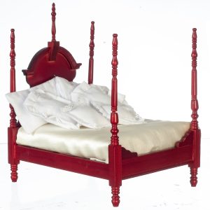 4 POSTER BED/MAHOG/CB!