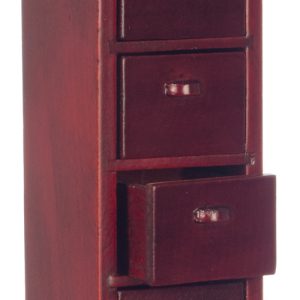 4-DRAWER FILE CAB/MAHOG