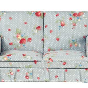 LOVESEAT/MAHOGANY