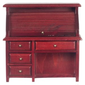 SMALL ROLLTOP DESK/MAHOG