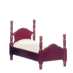 TWIN BED/MAHOGANY